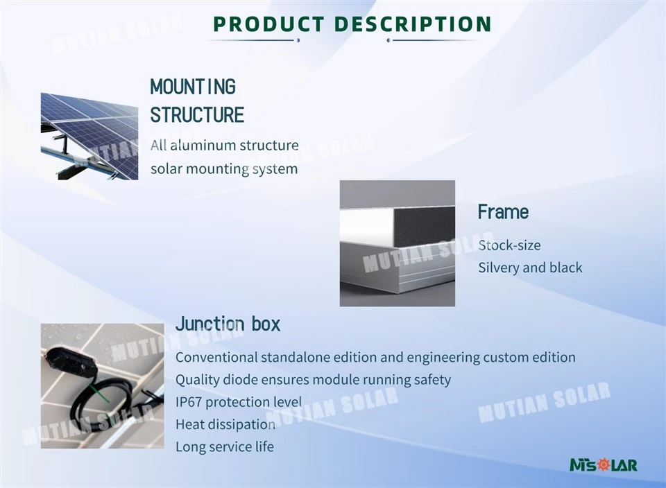 3KW 5KW 10KW Roof Mount Solar System